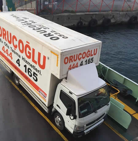 Oruçoğlu Nakliyat ekip aracı