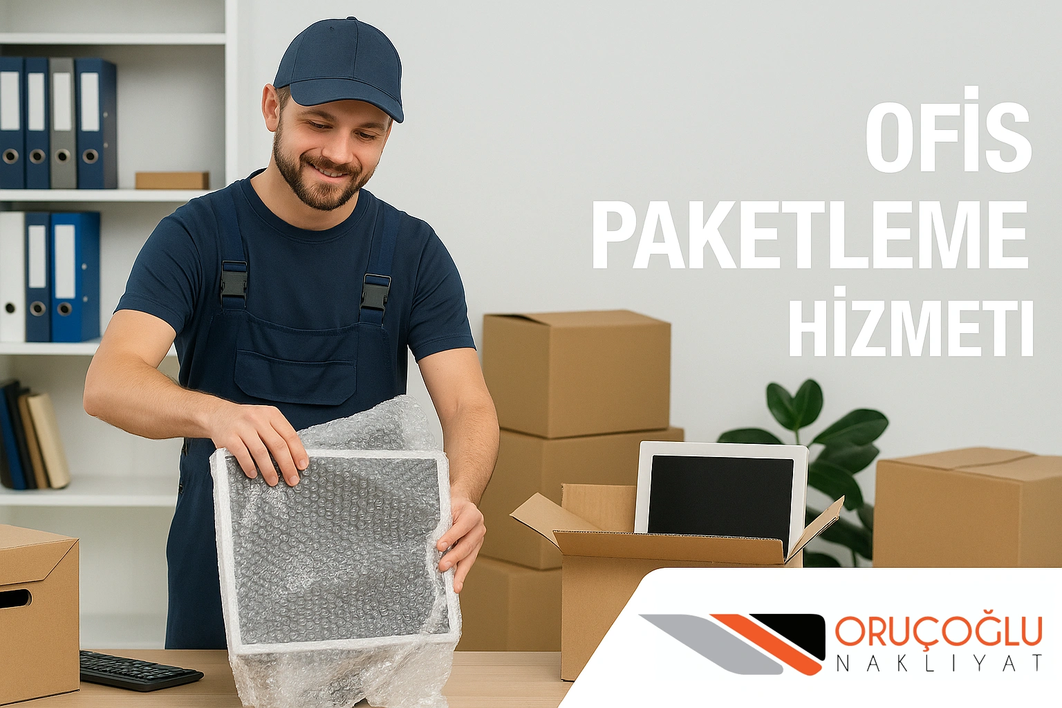 Ofis Paketleme ve Yerleştirme Ofis Eşyalarının Paketlenmesi